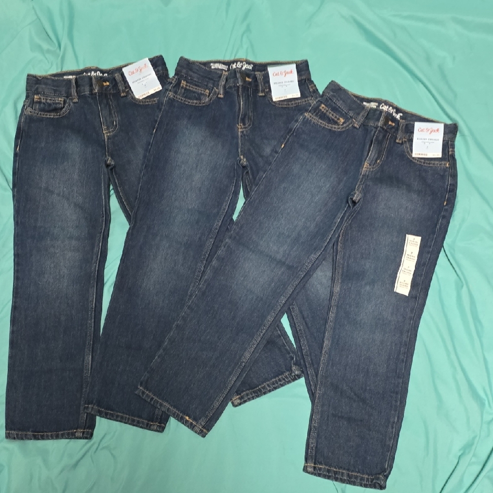Cat & Jack Relaxed Straight Denim Jeans